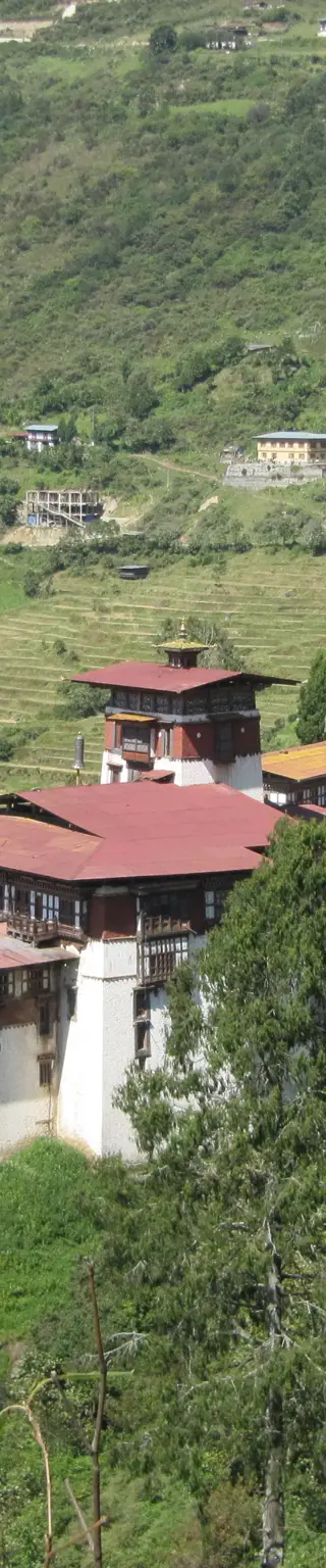 Sich vom Trongsa Dzong beeindrucken lassen